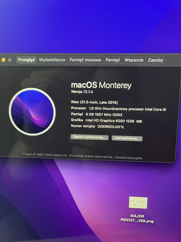 iMac 2015 21,5 256ssd