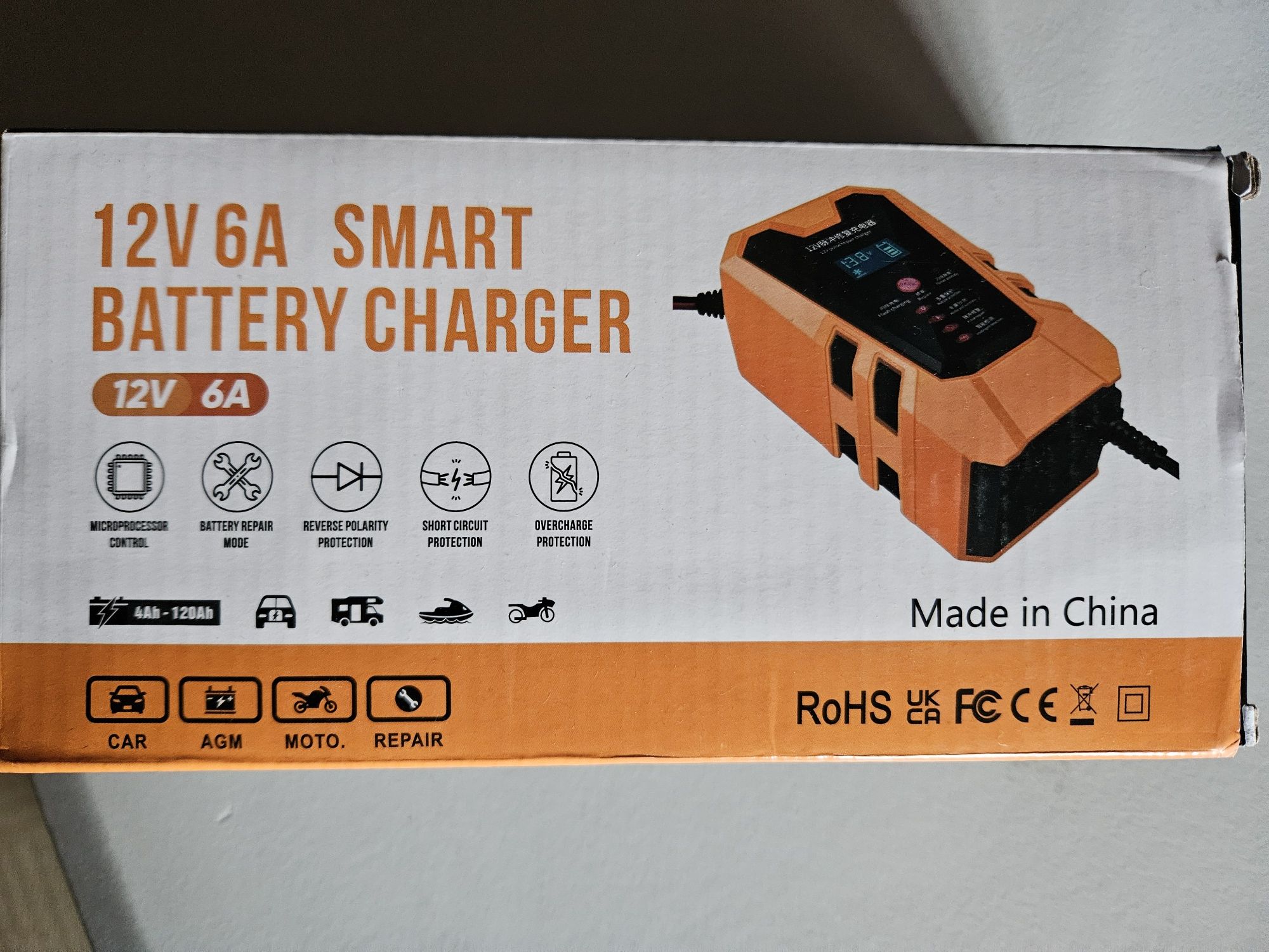 Battery charger carregador bateria 12v