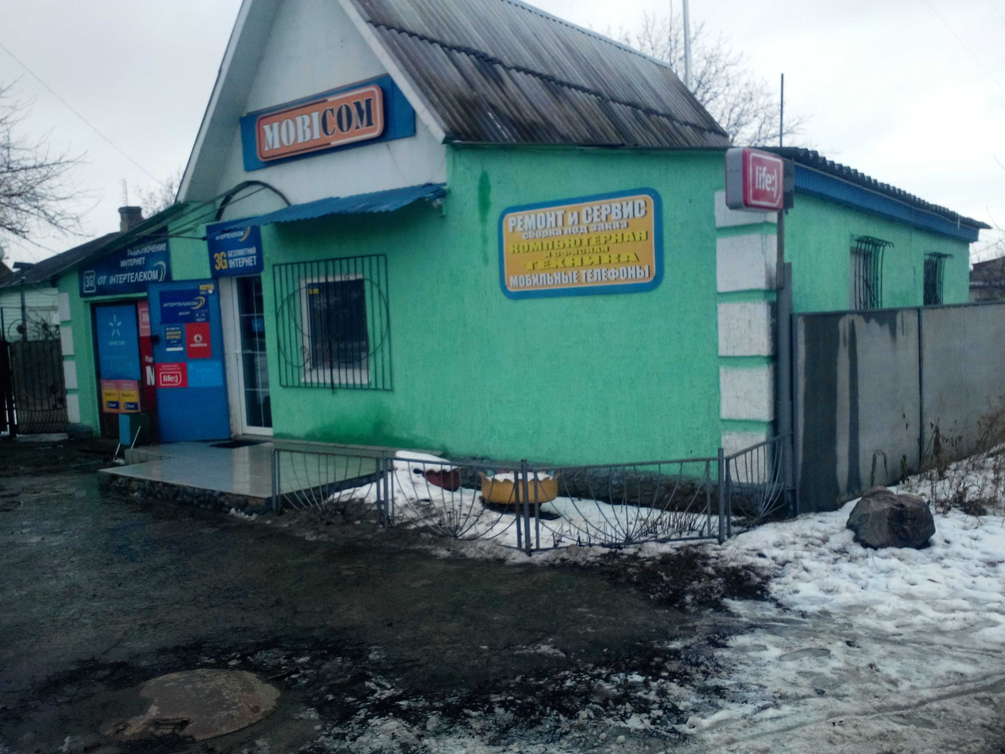 Дом, магазин, + мастерская.
