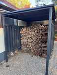 black aluminum bike shed/pergola  (aluminum bike rack/pergola)
