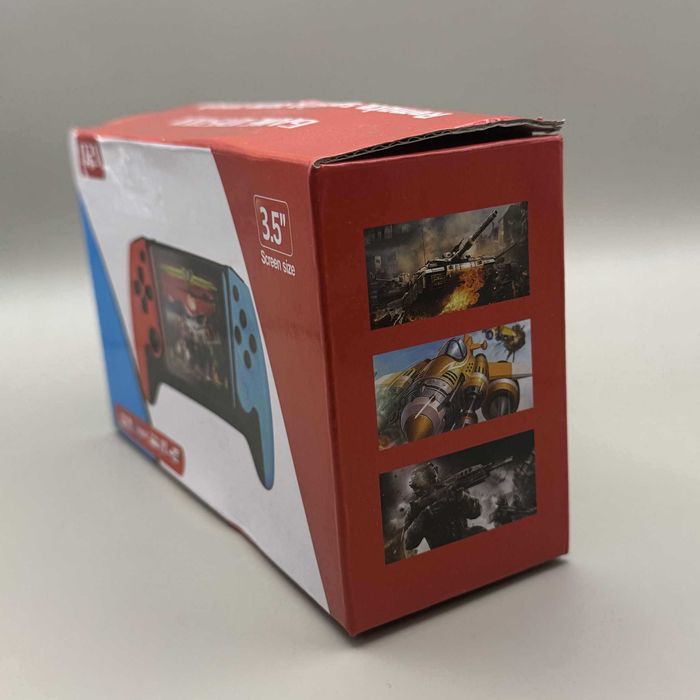 Retro konsola  500 gier przenośna czerwono - niebieska