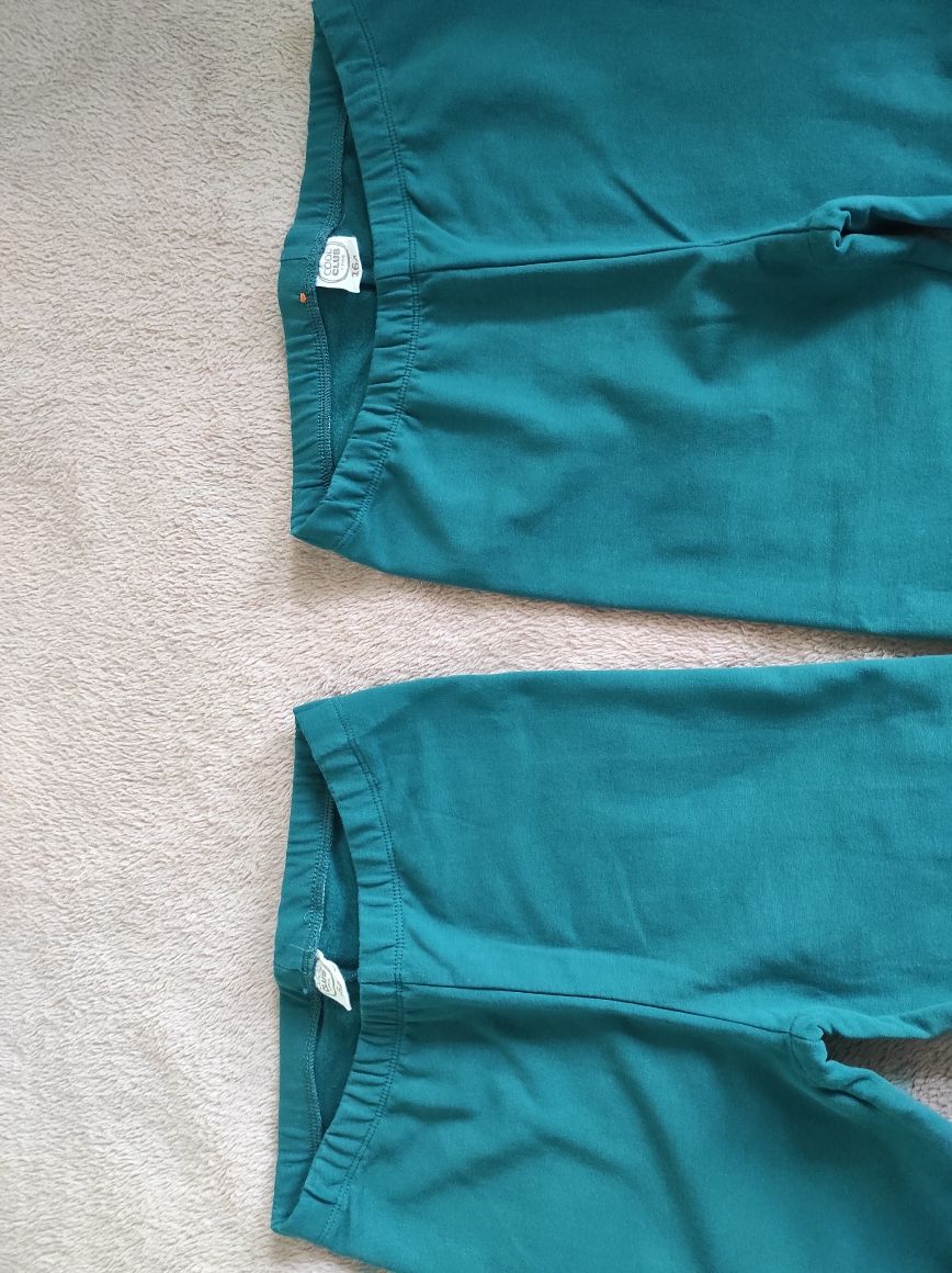 Bluzki r. 146+ legginsy dla bliźniaczek