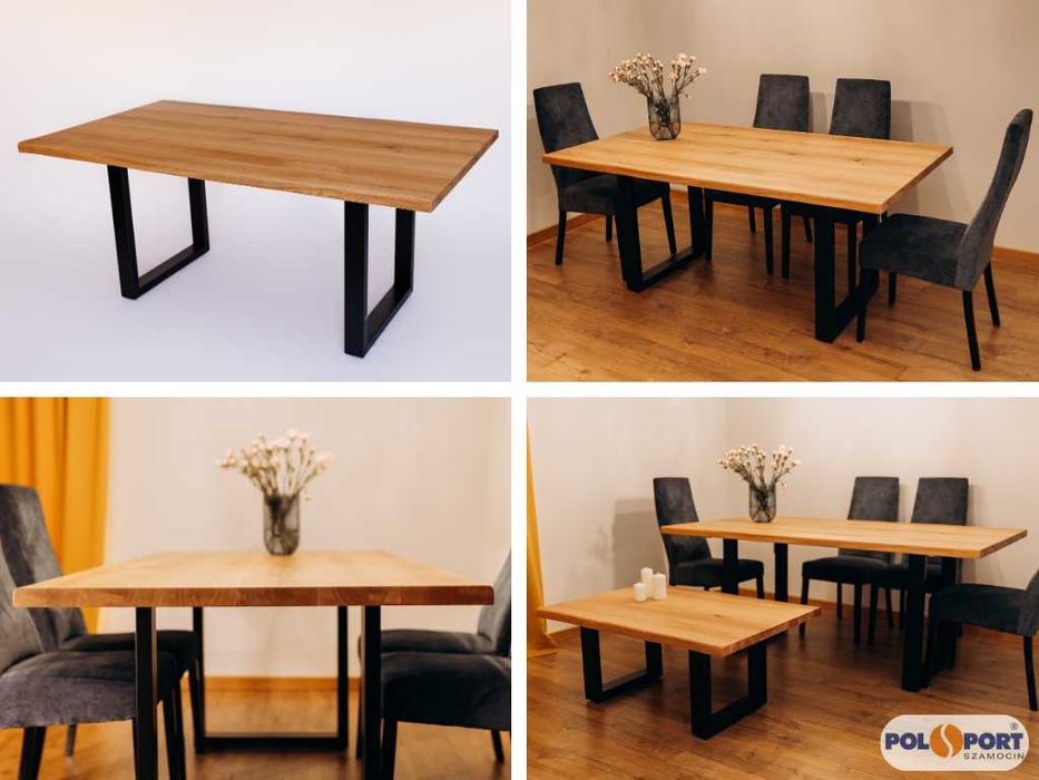 Stół dębowy 140x90 do salonu/jadalni lite drewno na wymiar Producent