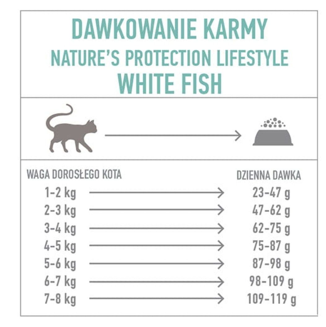 Nature's Protection  Lifestyle GF White Fish Adult Cat 400g