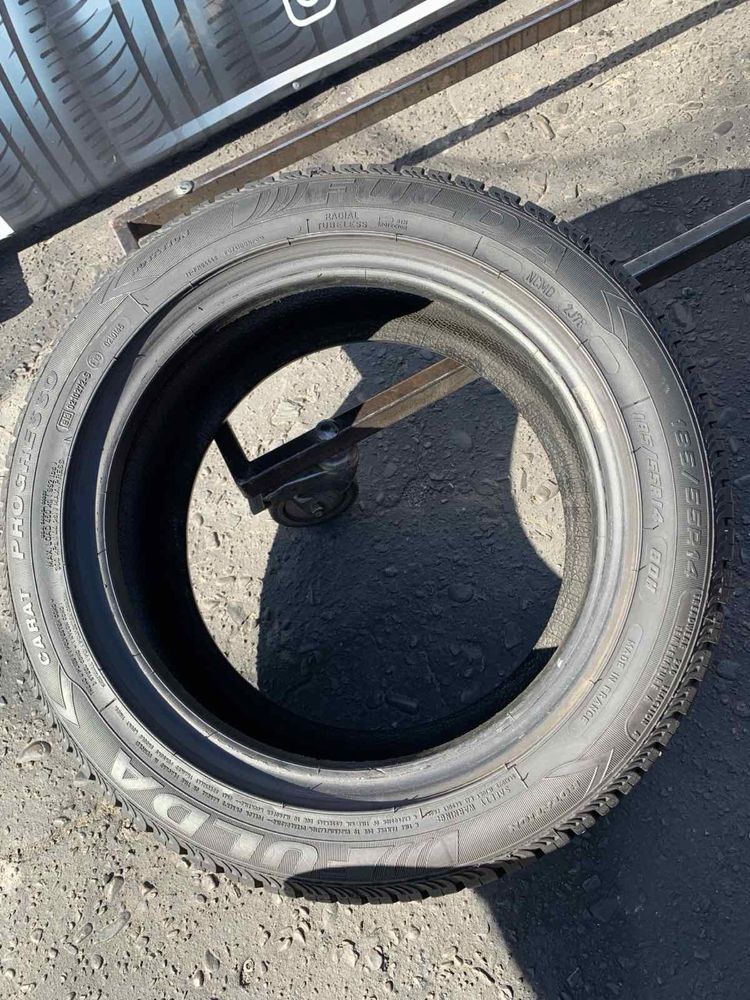 Шини 185/55 R14 пара Fulda 7мм, 2022р, літо