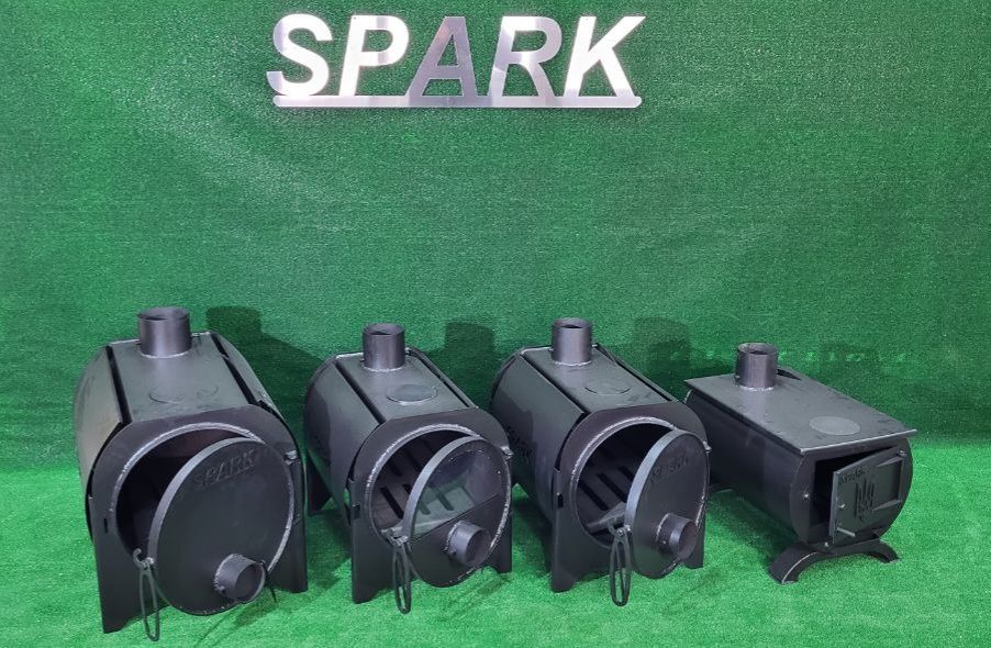 Булерян, буржуйки на різну площу.