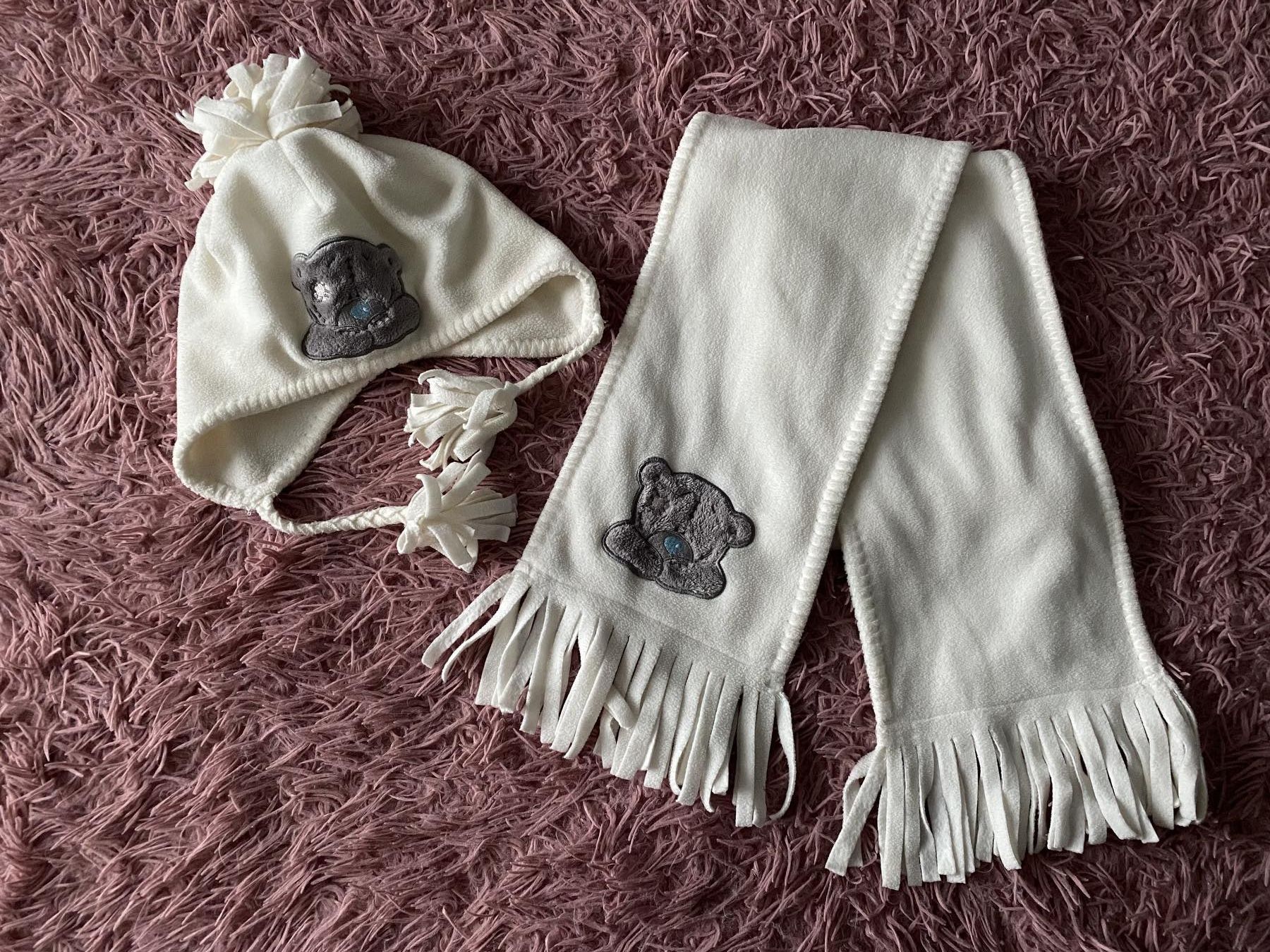 Новий Дитячий зимовий набір. Зимова шапка, шарф. Зимовий комплект.