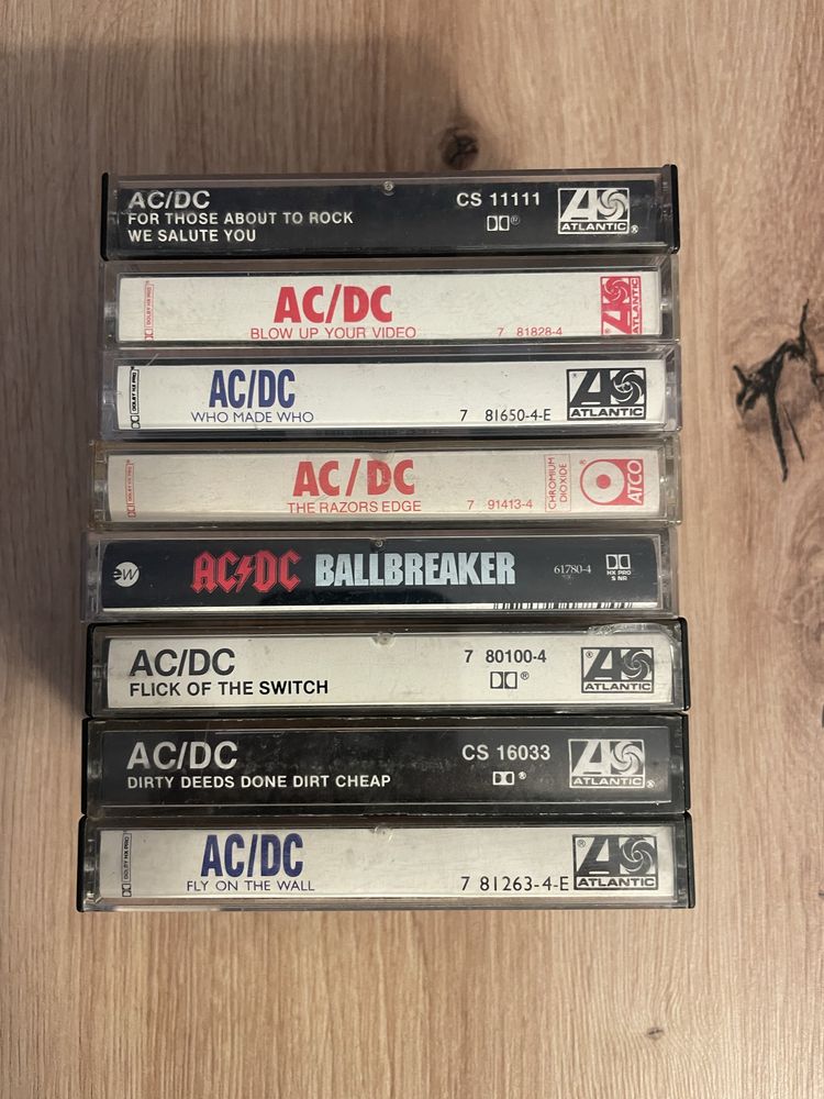 Cassetes Rock Ac/Dc Originais Made USA