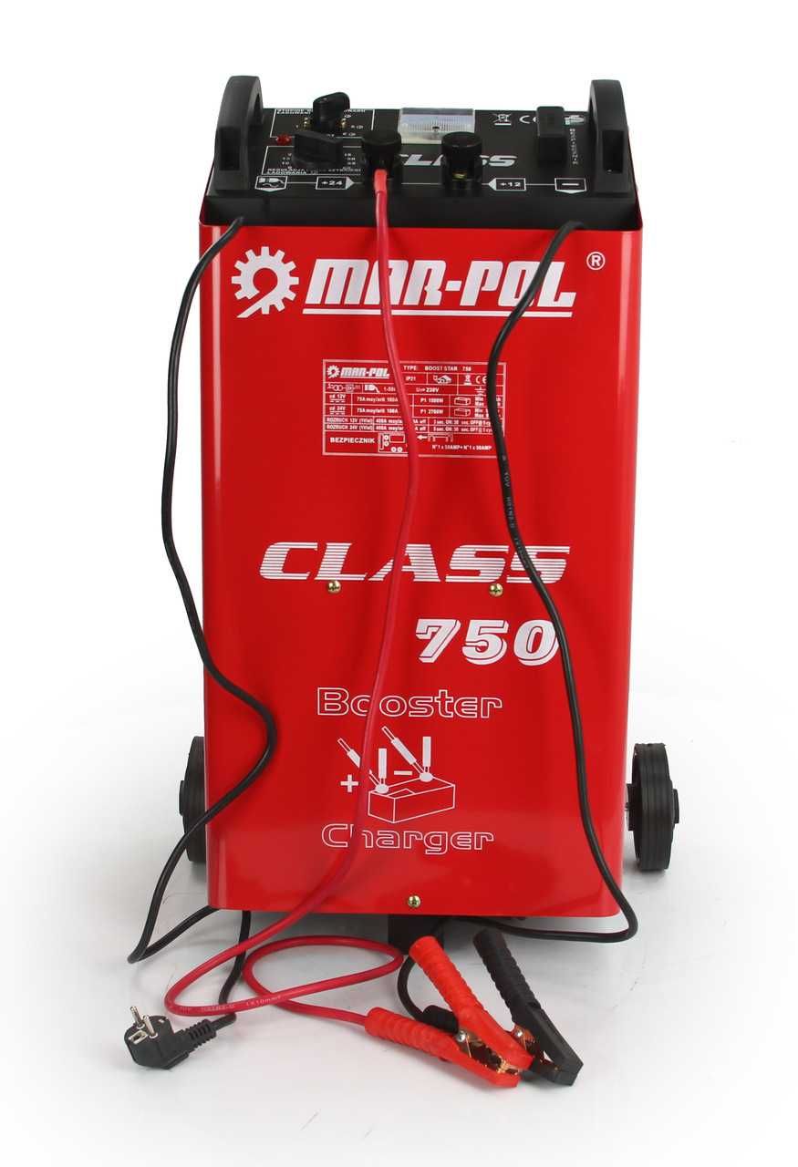 Prostownik z rozruchem 12/24V 80-900Ah rozruch 400/700A LCD Class 750A