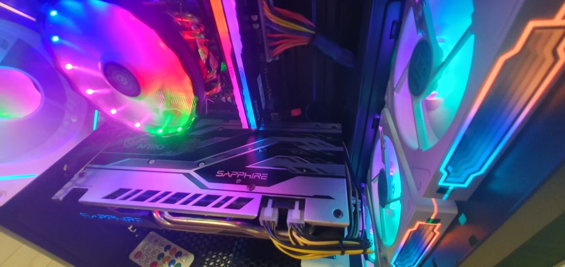 Продам ПК Ryzen 5 5500 | 32 Gb DDR4 3200Mhz | RX580 8Gb | NvMe | RGB