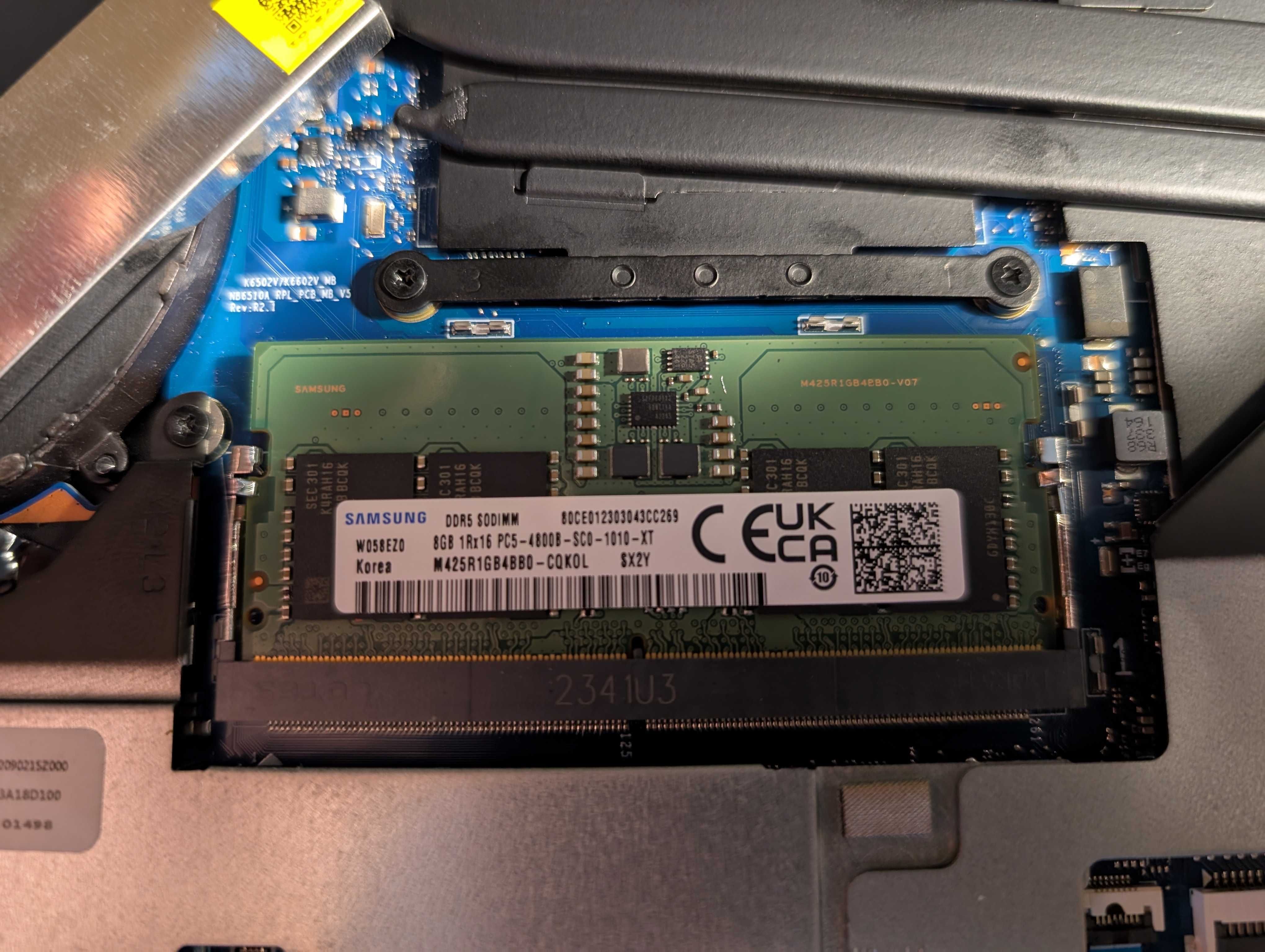 Оперативна память Samsung SODIMM DDR5 4800MHz 8GB (M425R1GB4BB0-CQKOL)