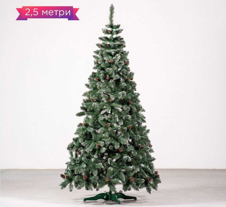 Заснеженная Пышная Ёлка искусственная Снежная Королева 1м-3м Ялинка