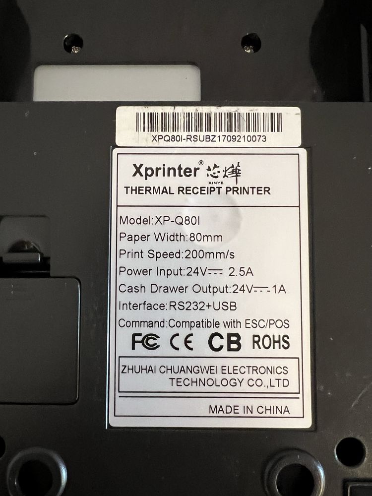 Принтер чеков Xprinter XP-Q80I