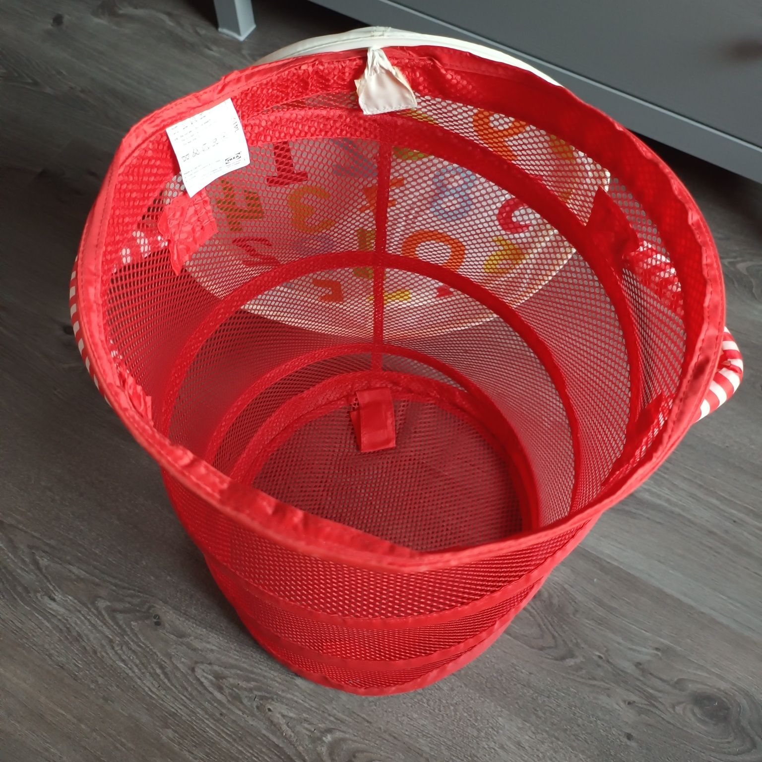 Sprzedam pojemnik z materiału na zabawki ,pluszaki.