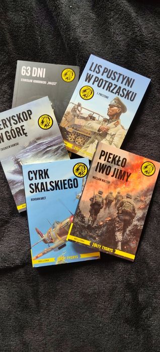 Zestaw książek z serii żółty tygrys