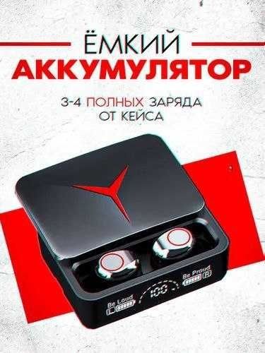 Бездротові навушники M90 PRO з мікрофоном для ios та Android / чорний