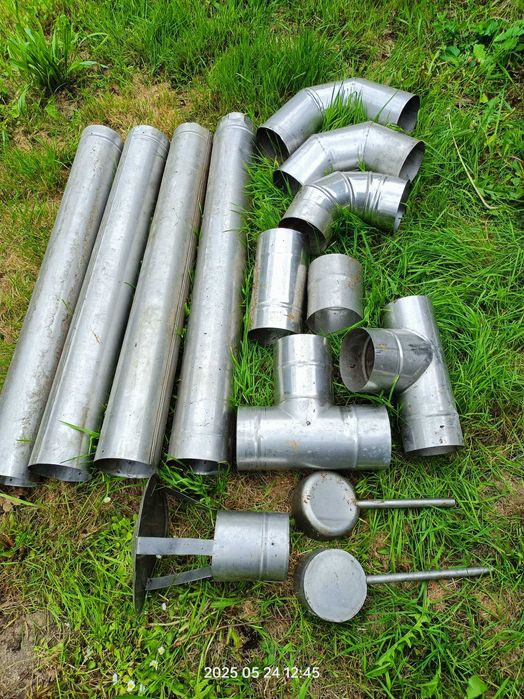 Wkłady kominowe używane o fi 130 mm i o fi 113 mm (nie wysyłam)