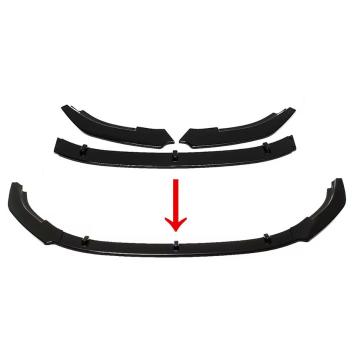 Dokładka przedniego zderzaka splitter GOLF 6 gti/gtd