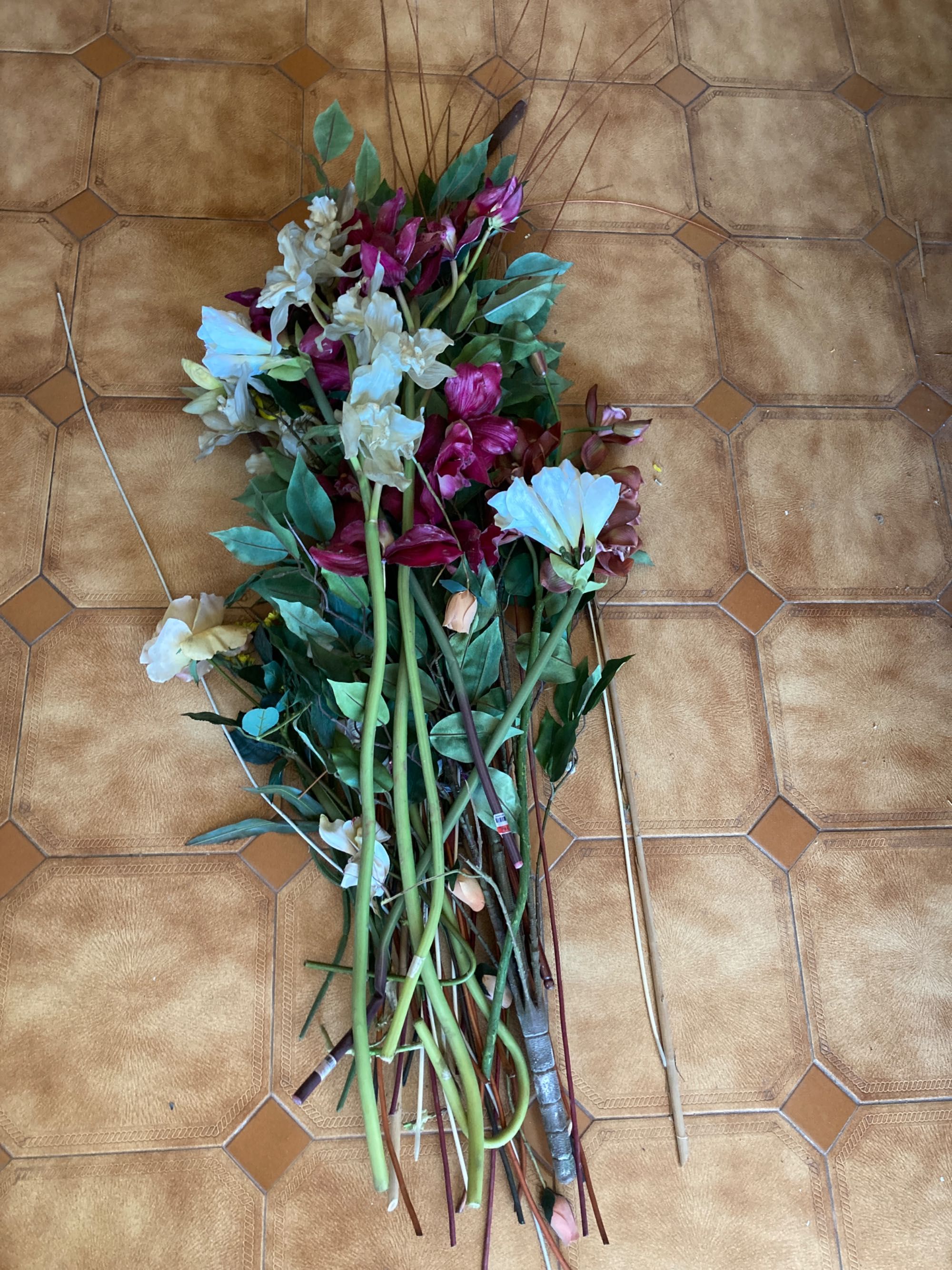 Flores artificiais e plantas decorativas orquídeas artificiais