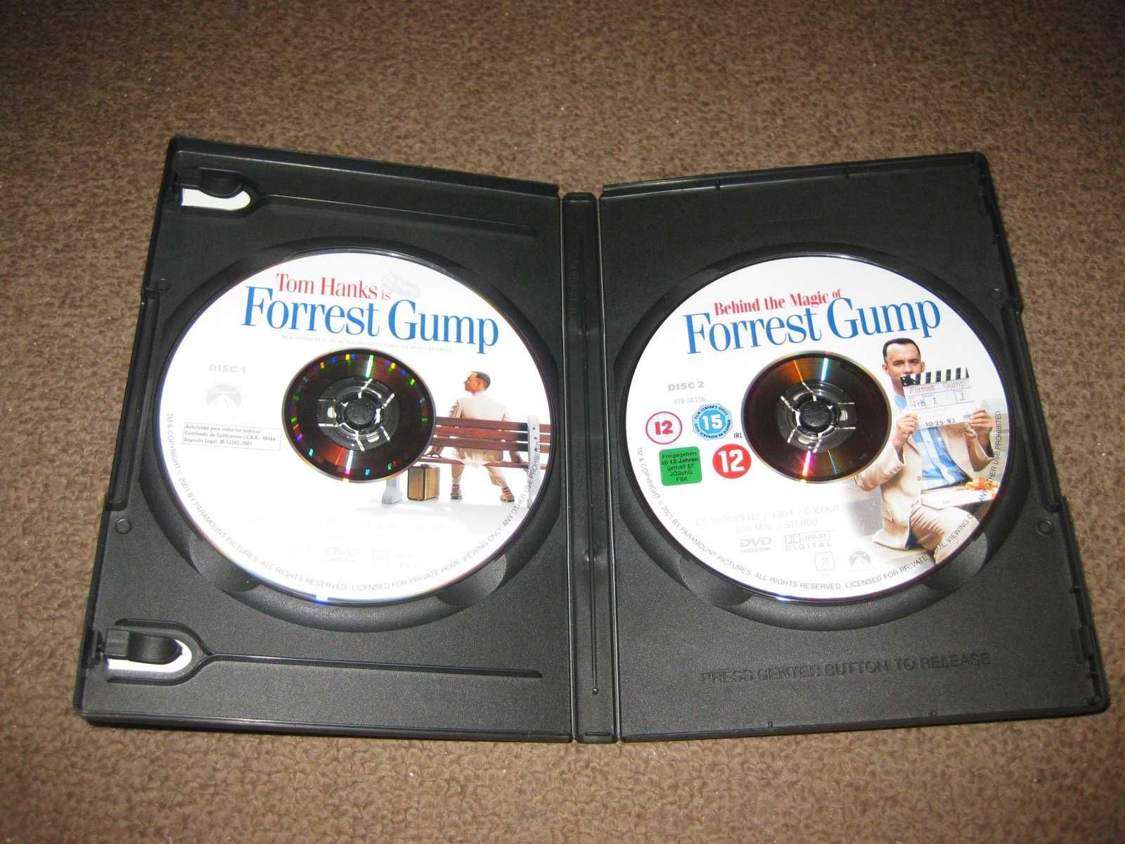 "Forrest Gump" com Tom Hanks numa Edição Especial com 2 DVDs