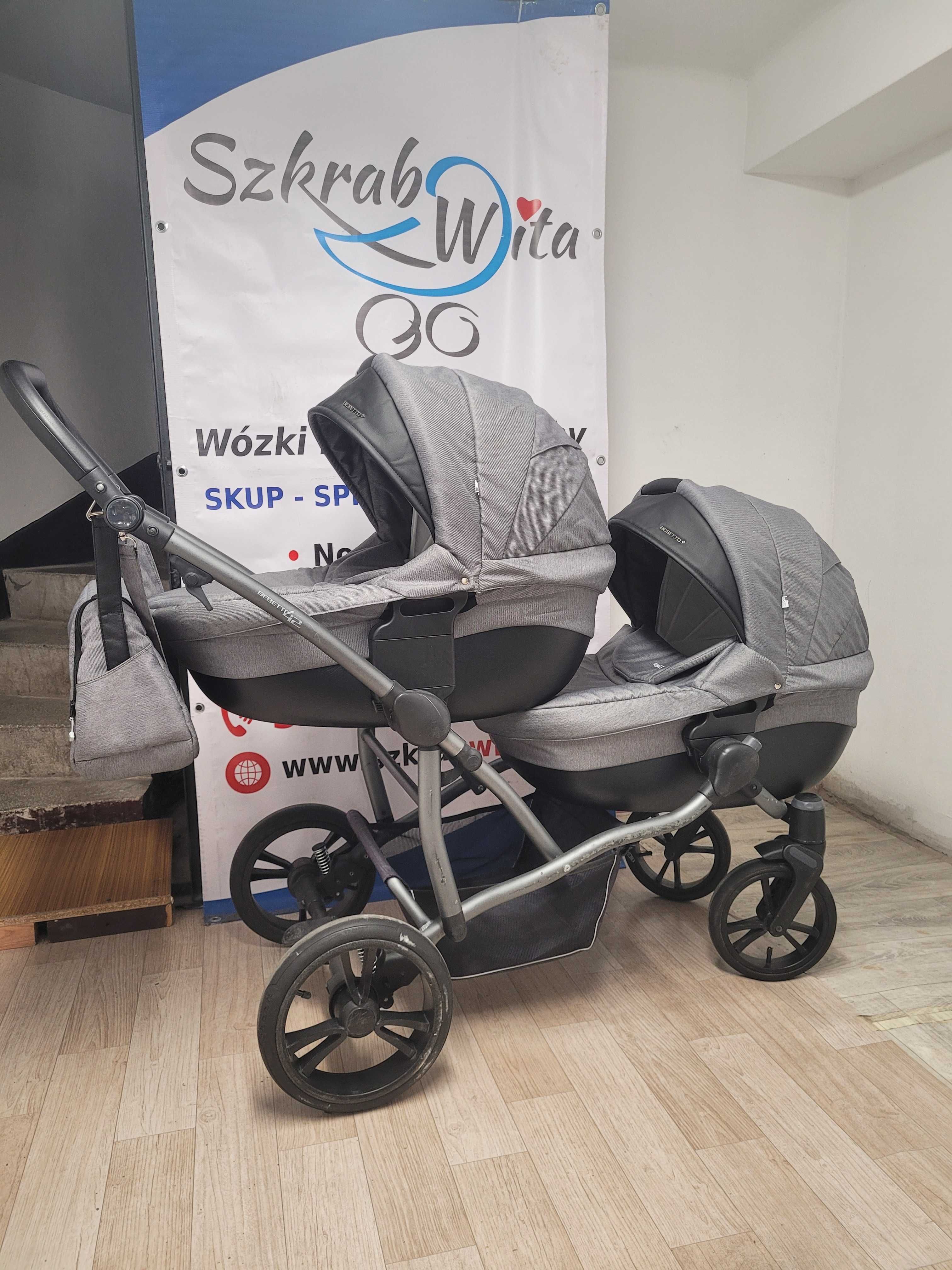 szkrabwita.pl Bliźniaczy Bebetto 42 2w1 możliwy 3w1 lub 4w1 GWARANCJA