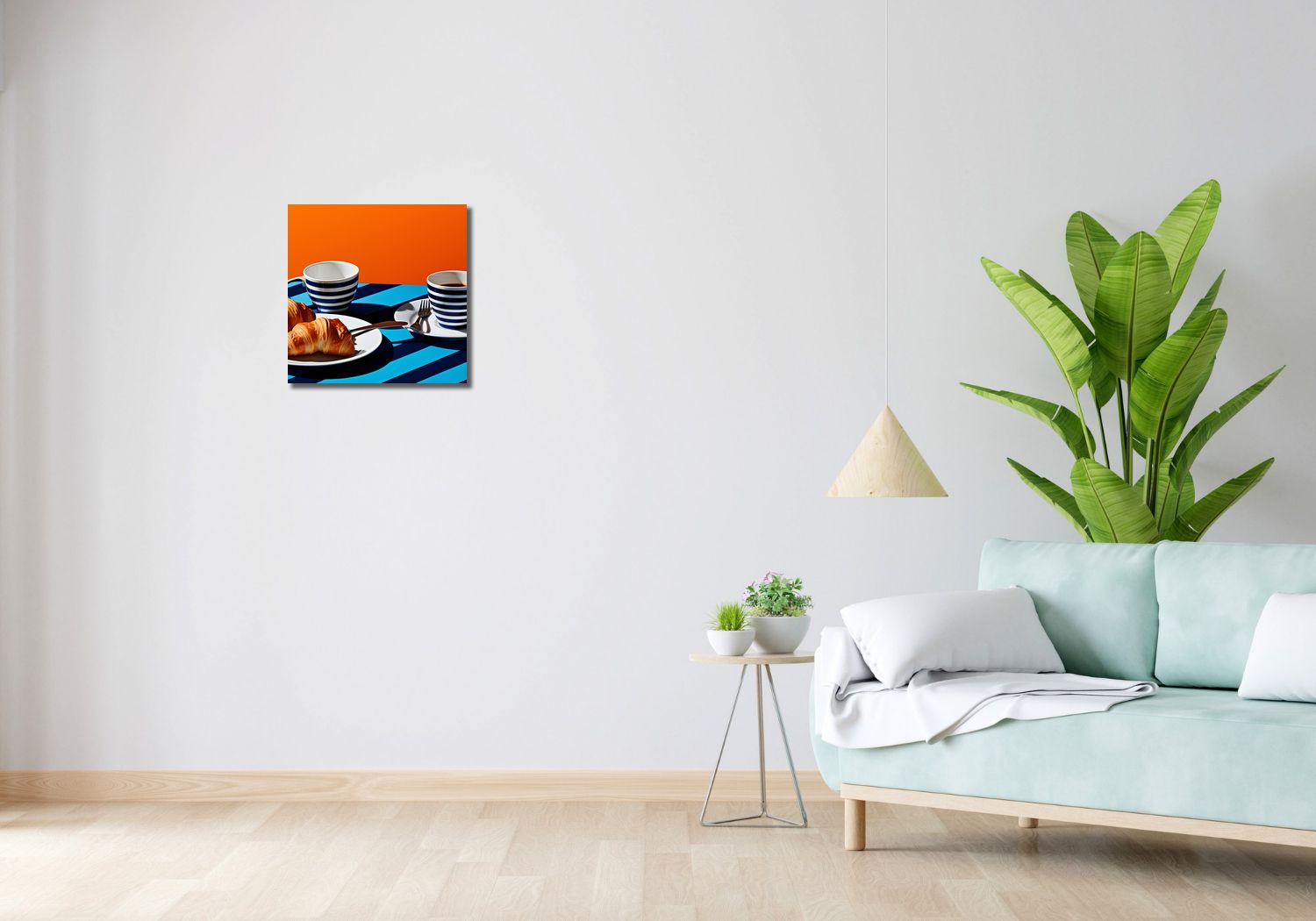 Obraz 40x40cm Croissanty