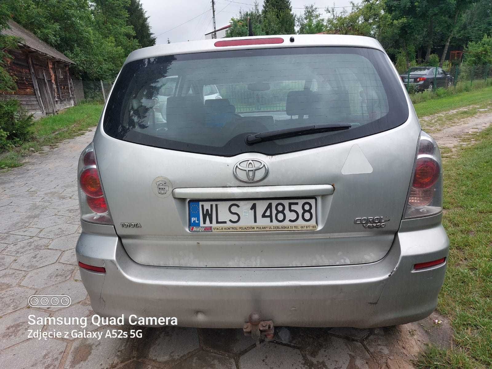 Toyota Corolla Verso 2,0 D4D Zarezerwowane