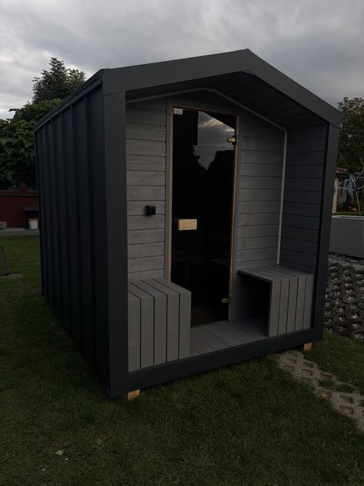 Sauna Ogrodowa z pełnym wyposażeniem