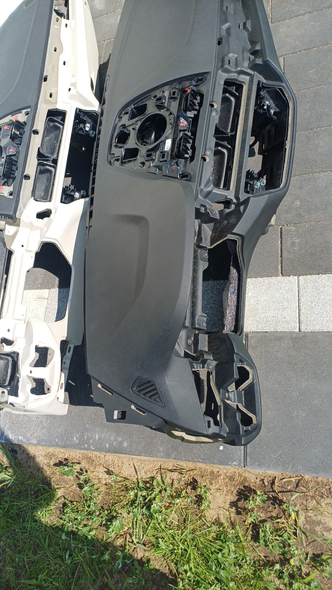 Deska rozdzielcza konsola kurtyna powietrzna bmw 5 G30 G31 skóra i zwy
