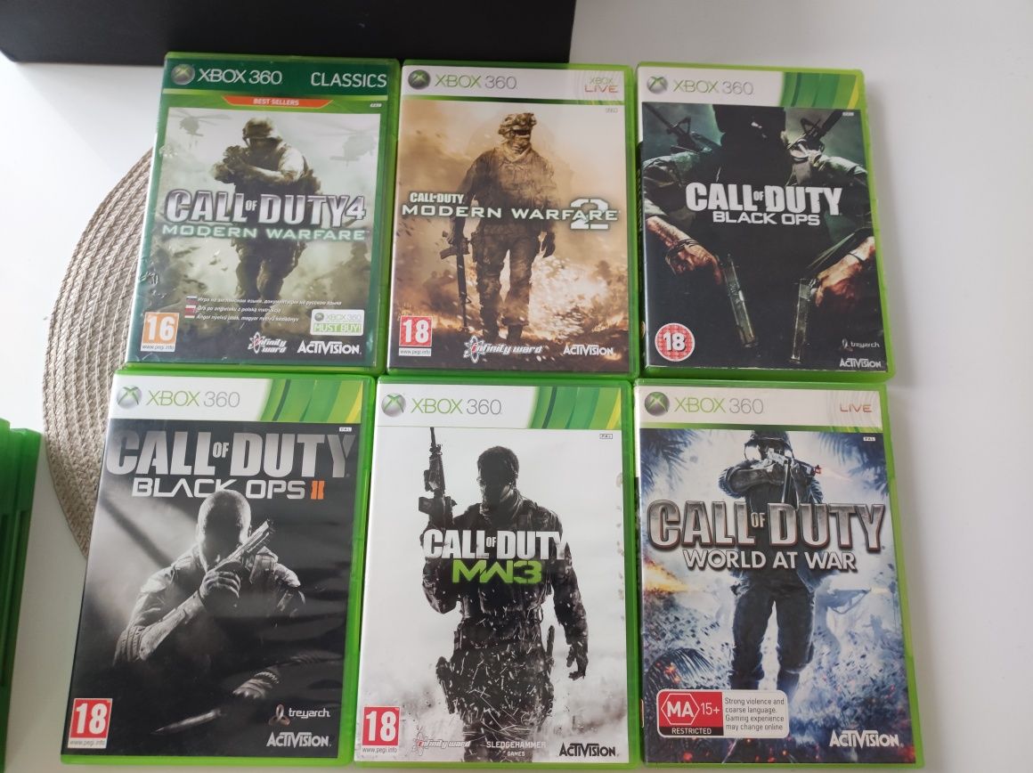 CALL OF DUTY zestaw Xbox 360