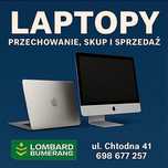 LAPTOPY, komputery. Pożyczki, sprzedaż, skup laptopów Lombard BUMERANG
