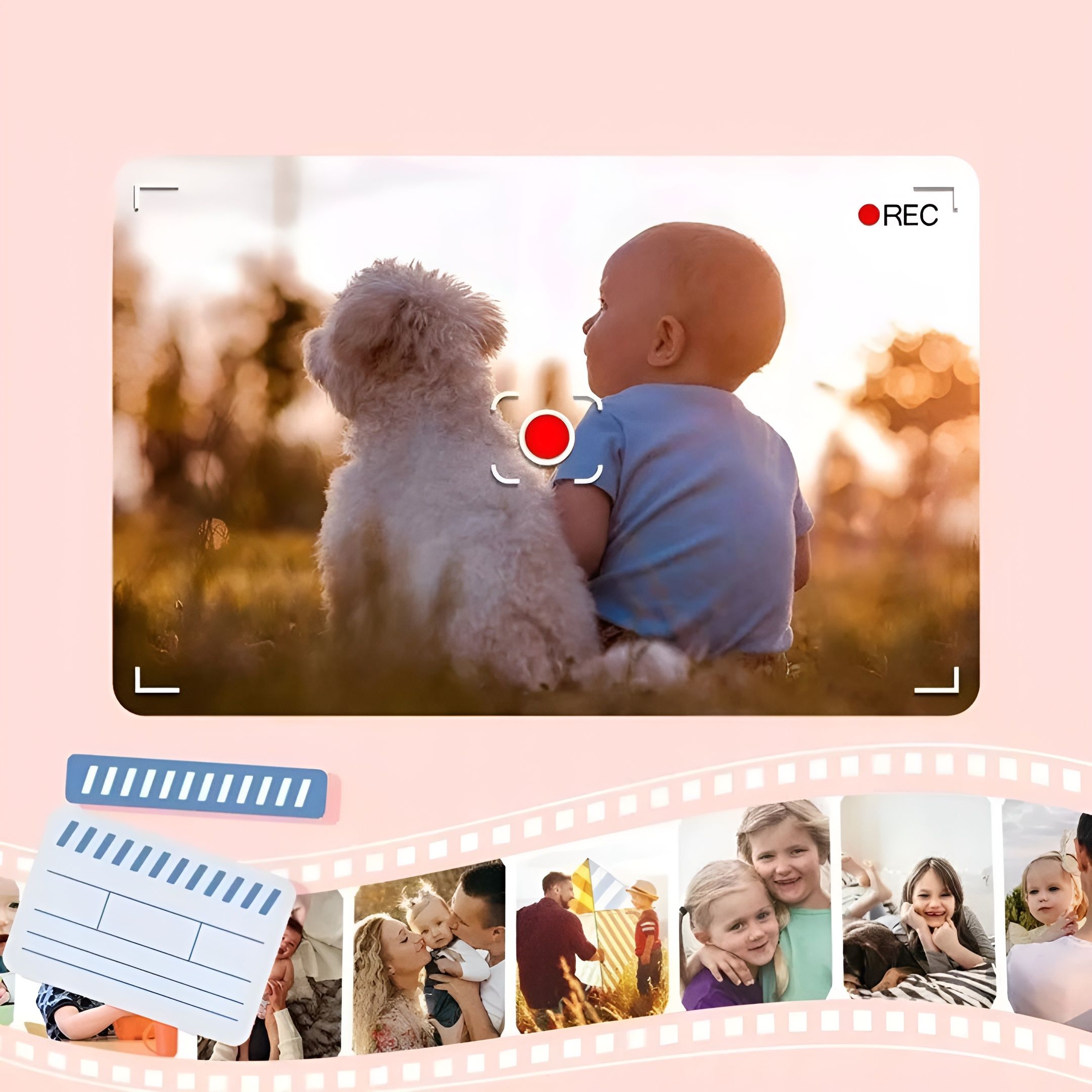 Aparat Fotograficzny Cyfrowy Dla Dzieci Kamera Dziecięca Zabawka Gry