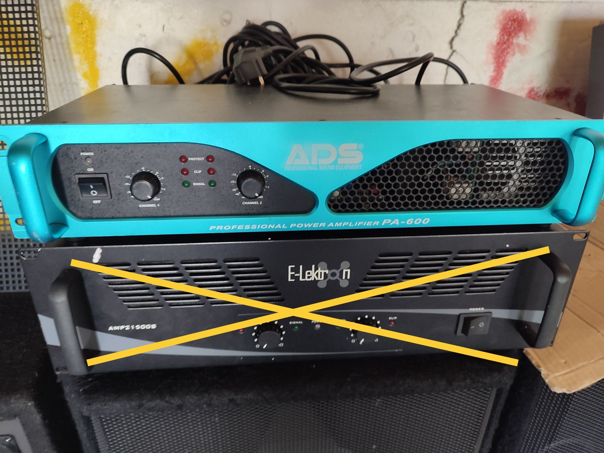 Końcówka Mocy ADS PA 600 2x300w stan bdb zadbana