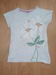 T-shirt z kwiatami dla dziewczynki