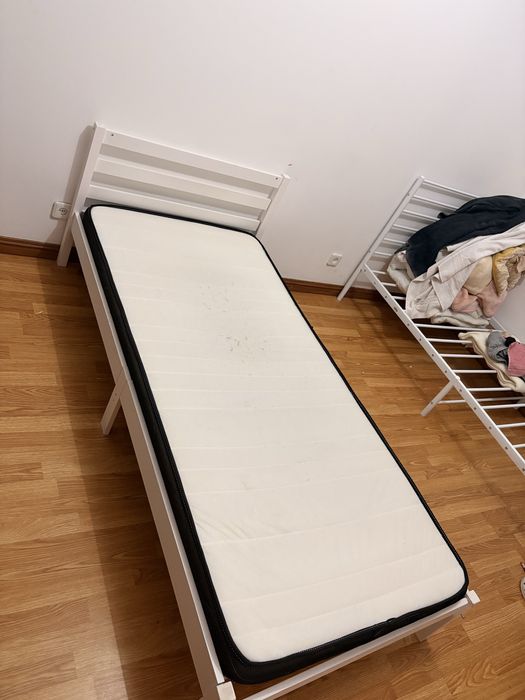 2 peça cama 90/200 com colchao