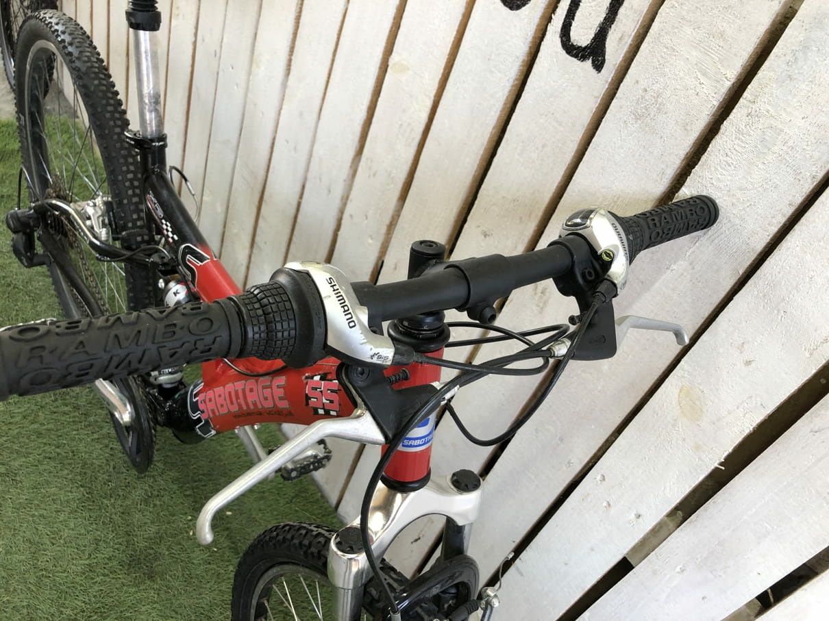 Велосипед двопідвіс алюмінієвий бу Sabotage 26 L2
