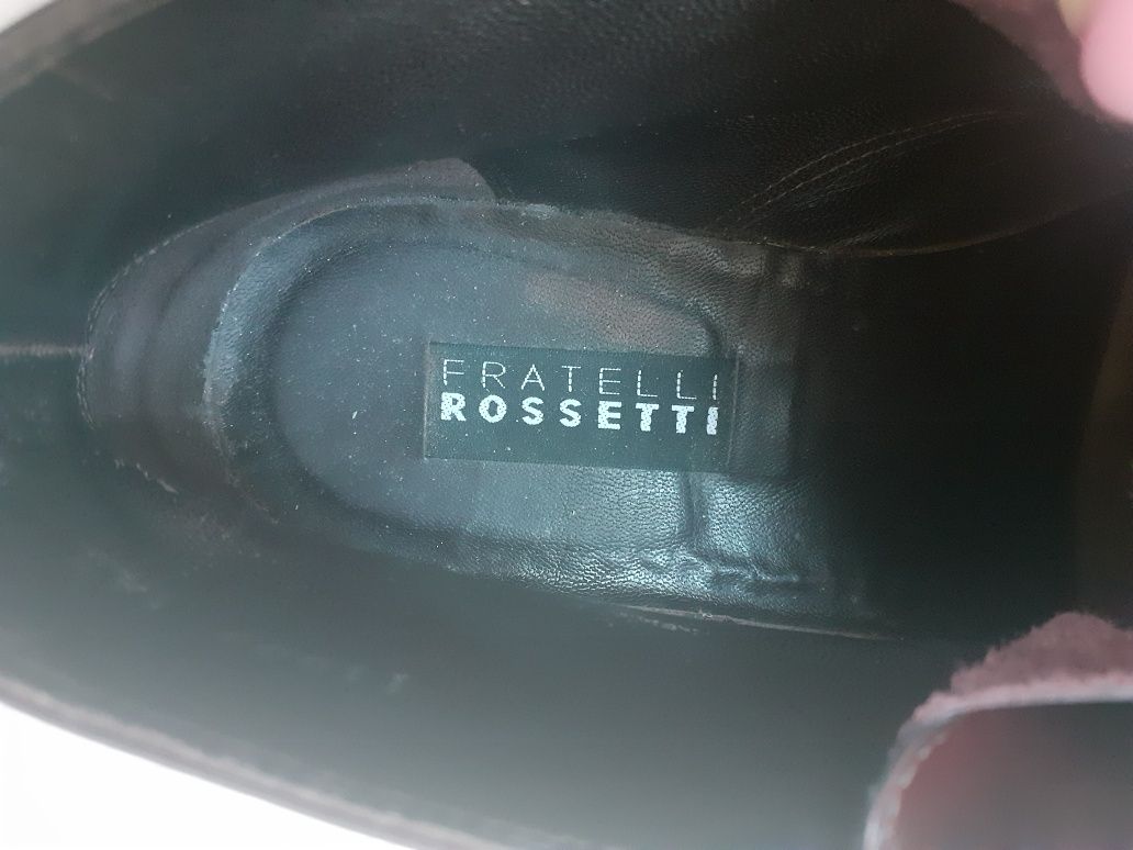 Чоловічі шкіряні черевикі Fratelli rossetti