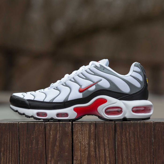 Кросівки Nike Air Max TN Plus Grey/Red/White premium