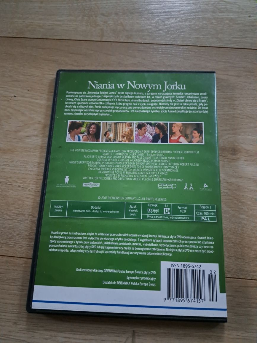 Niania w Nowym Jorku, Scarlett Johansson, Laura Linney - film DVD
