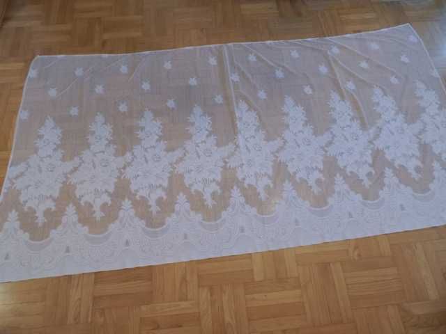 Firanka biała 160x300