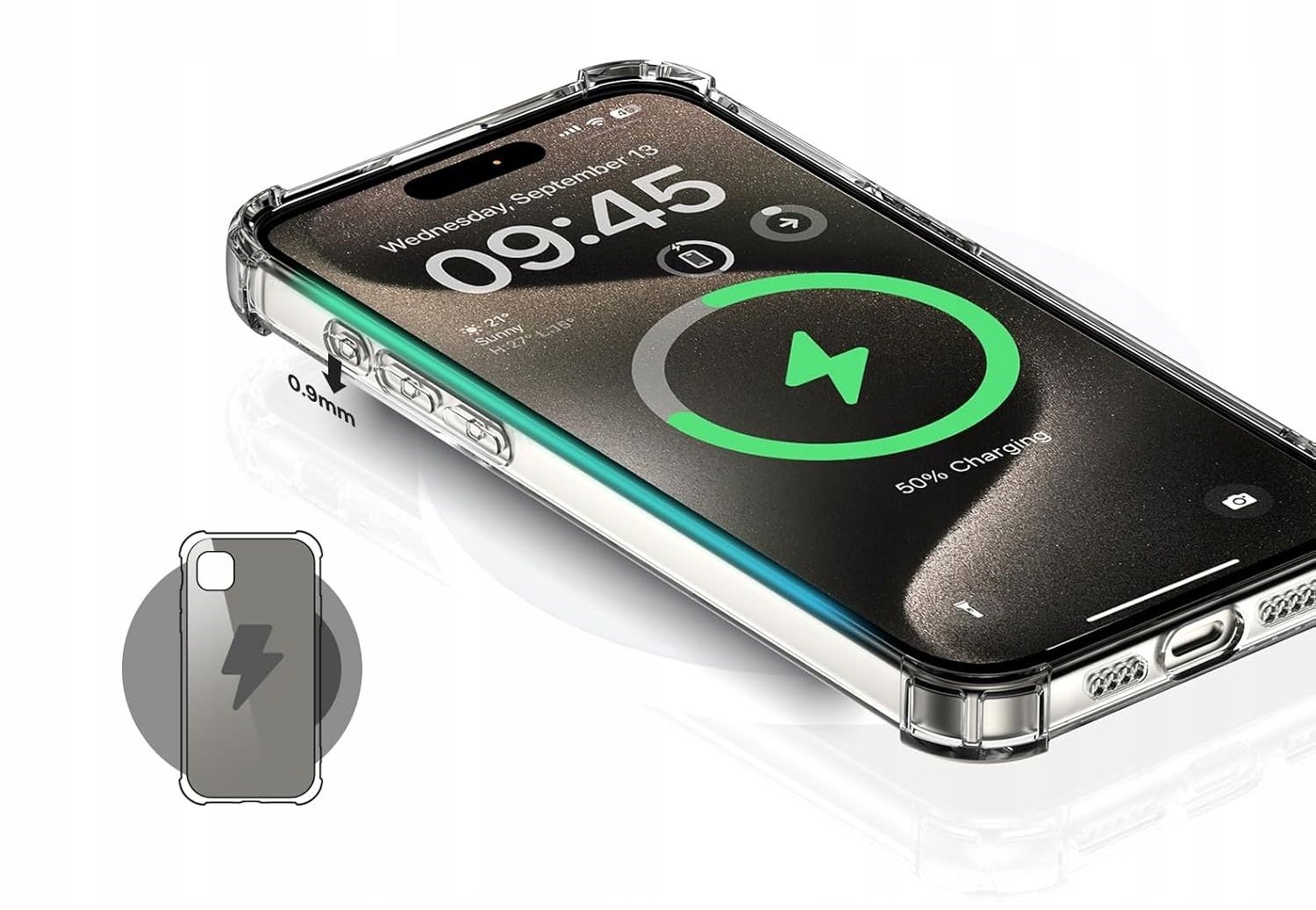 Etui Do Apple Iphone 15 Pro Anti Shock Case Bezbarwny