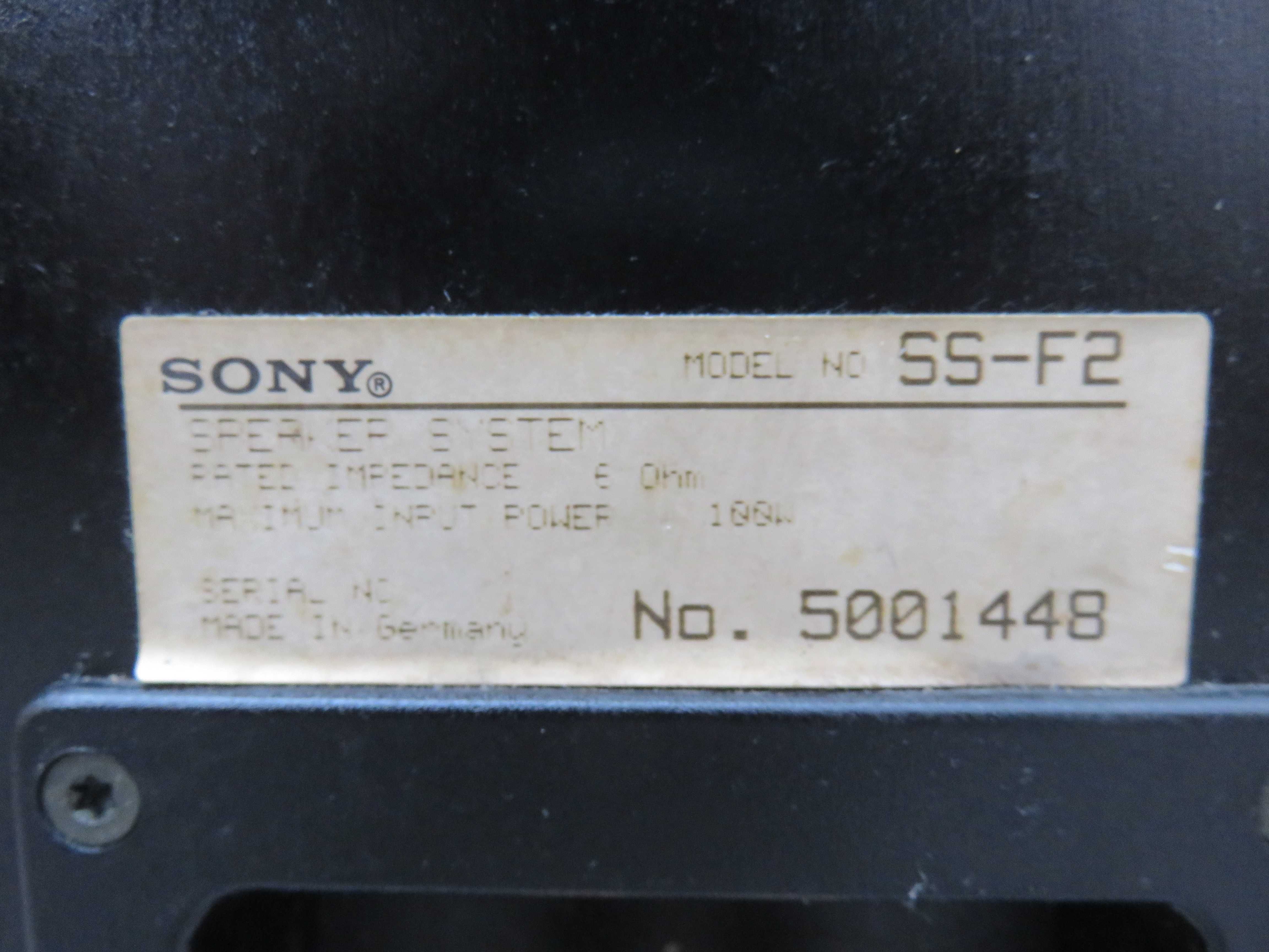 Kolumny Sony SS-F2 słupki