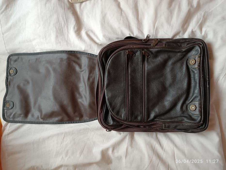 Mochila executiva em pele