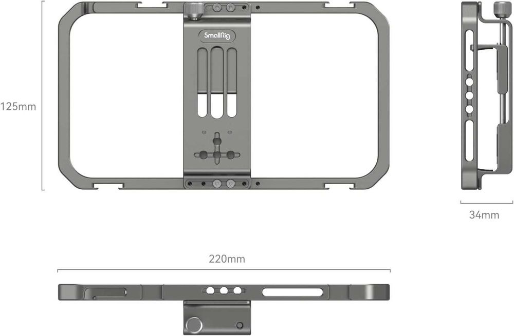 SmallRig 2791B - uniwersalna klatka na telefon