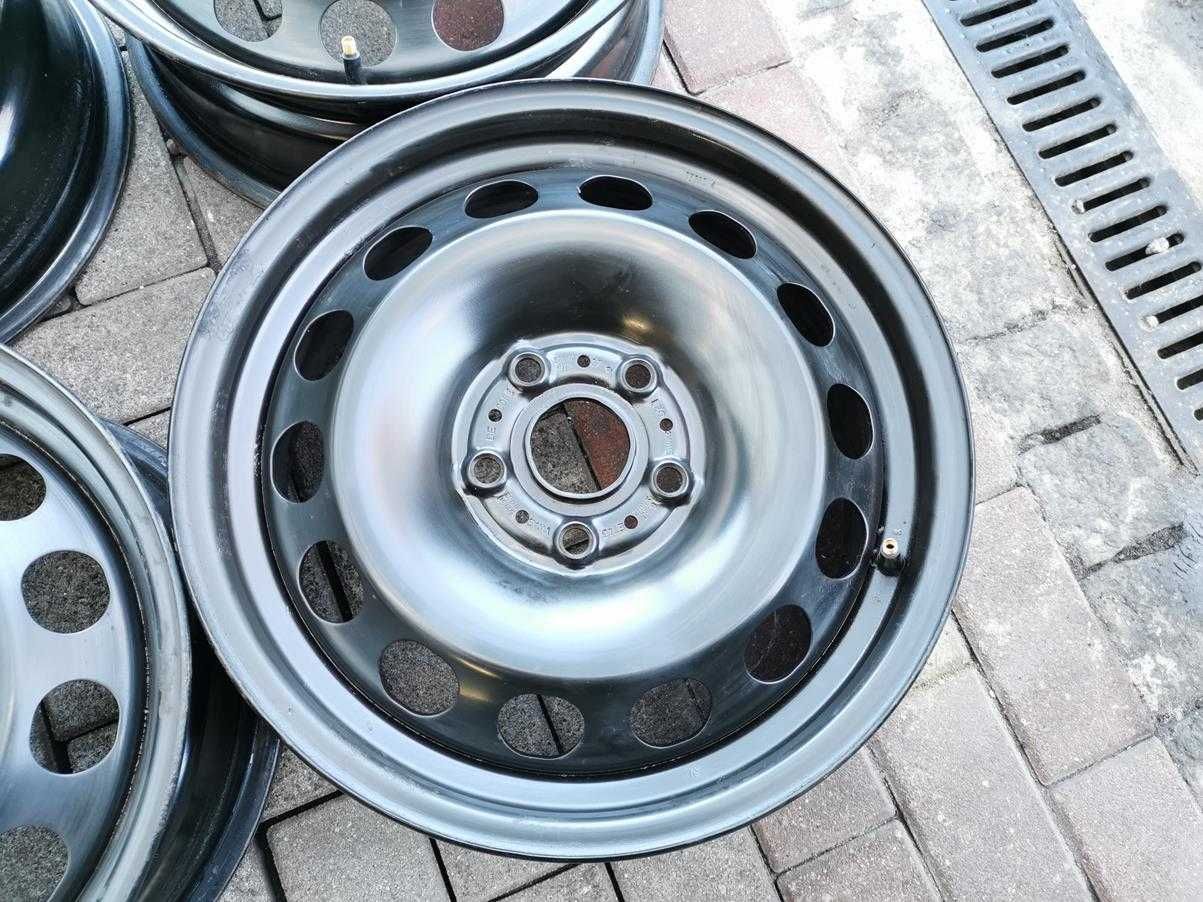 5x112 Felgi Stalowe R16 VW PASSAT Golf AUDI A3 Skoda ET46 6.5j Ładne