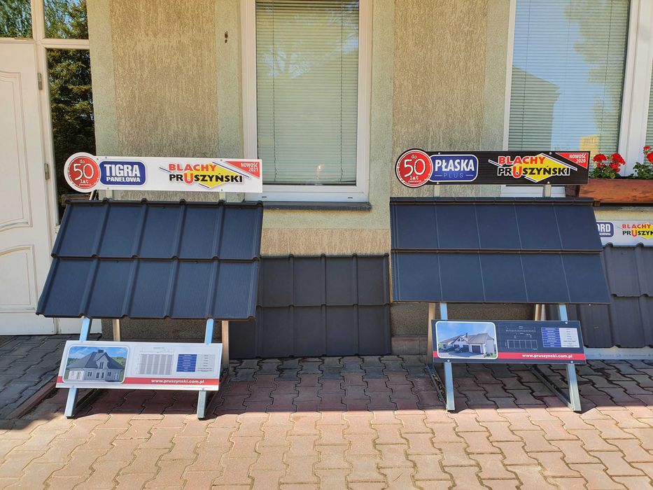 PROMOCJA !! Blachodachówka Płaska Tigra PRUSZYŃSKI TOP-MAT 35 lat gwar