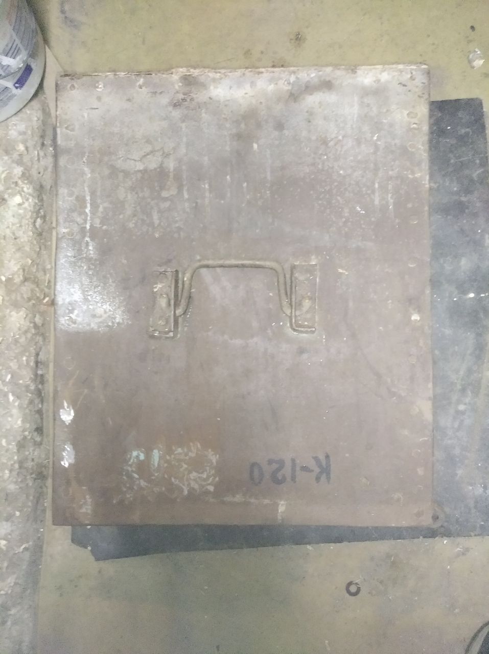 Часть  сейфа сталь 5 мм 50×60×20 см, вес 30 кг