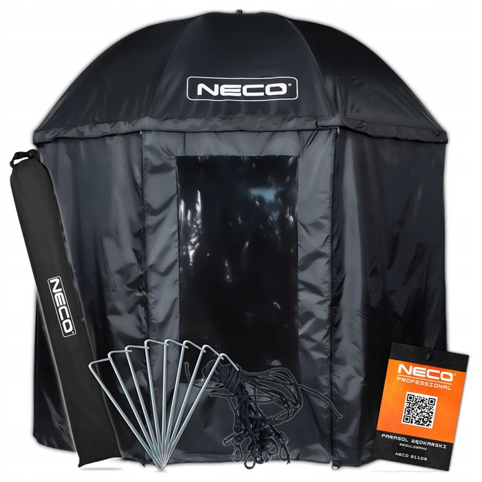 NOWY Parasol Wędkarski NECO PRO 250cm Regulowany Nachylenie