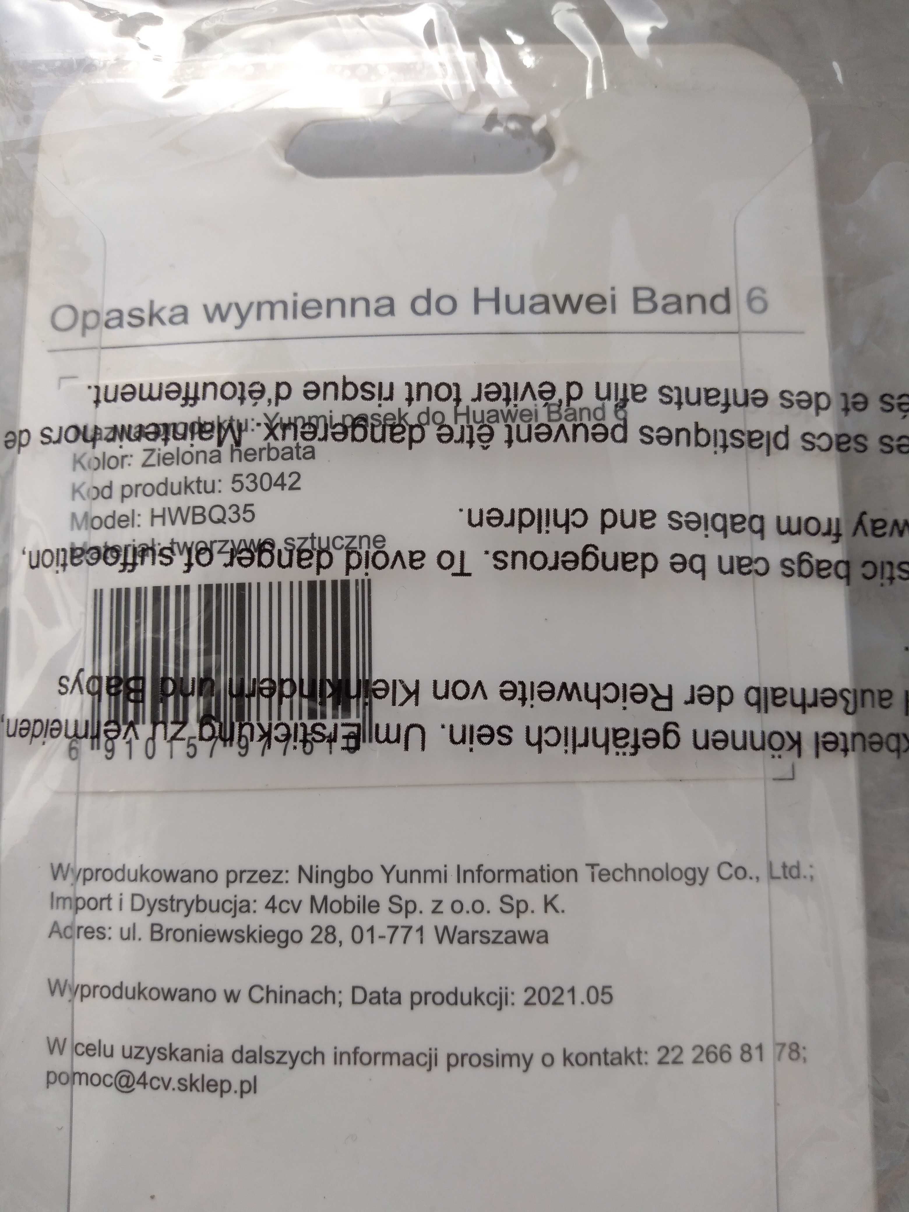 Pasek wymienny do Huawei Band 6