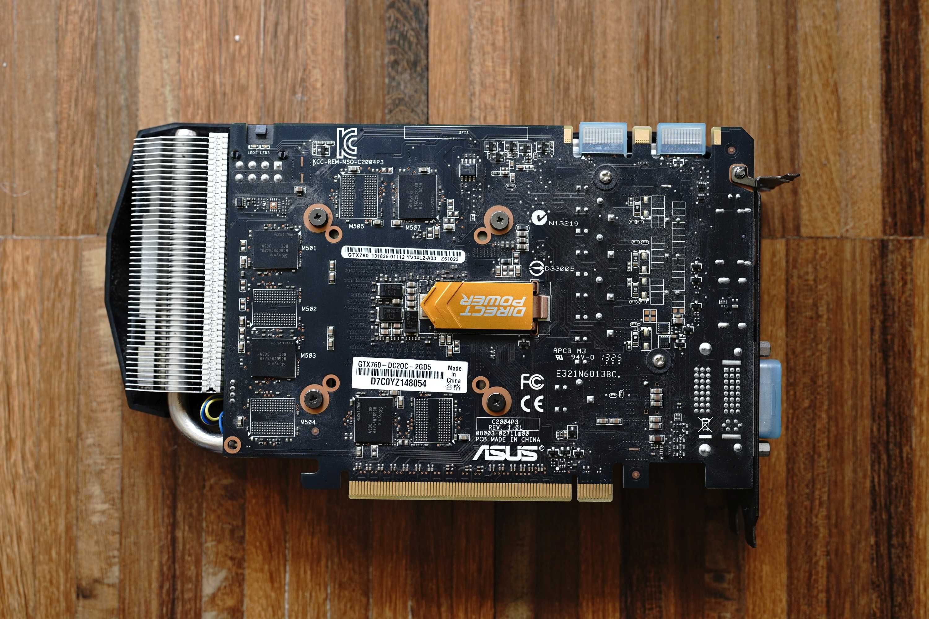 Karta graficzna ASUS GeForce GTX760 DDR5 2048MB 256bit OC